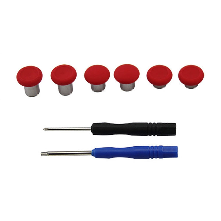 6 accessori per pulsanti PC per PS4 / Switch / Xbox One, Red, Green, Blue, Black 6 accessori per pulsanti PC per PS4 / Switch / Xbox One, Red, Green, Blue, Black